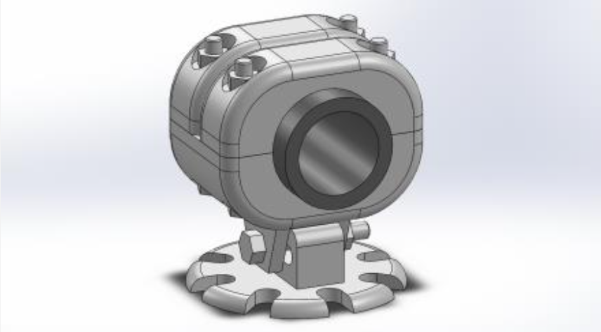 Kẹp cực đỡ ống trên sứ loại di động