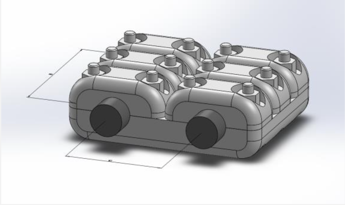 Kẹp cực dây với dây song song
