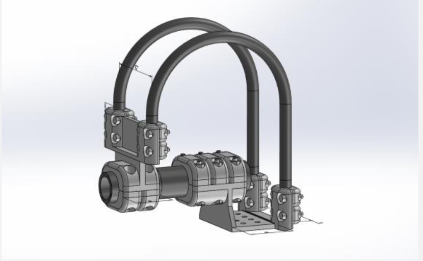 Kẹp cực ống thanh dẫn và cực thiết bị 8 lỗ phẳng T2